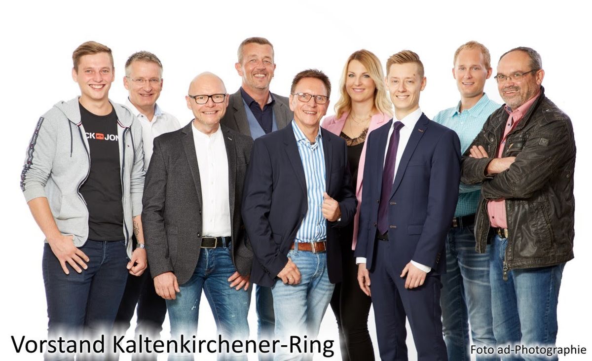 Das Vorstandsteam vom Kaltenkirchener-Ring Handel Handwerk Industrie e.V.