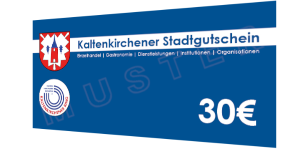 Der Kaltenkirchener-Stadtgutschein ab sofort auch in den unten aufgeführten Teilnehmenden Betrieben erhältlich