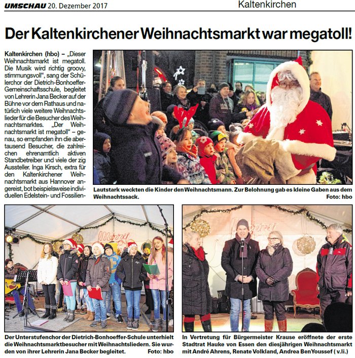 Umschaubericht Weihnachtsmarkt 2017