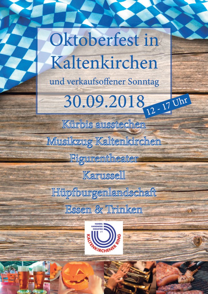 Oktoberfest und verkaufsoffenen Sonntag in Kaltenkirchen