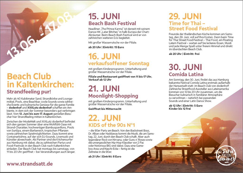 Beach-Club-Programm 2019