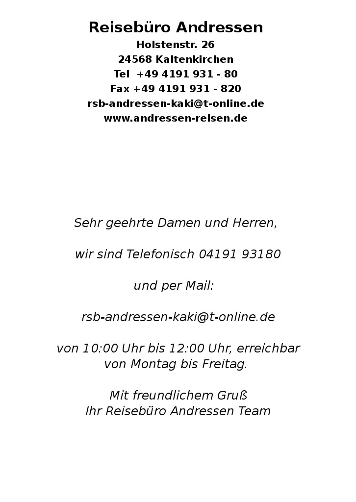 Reisebüro Andressen