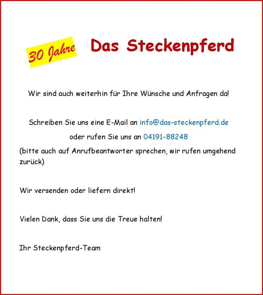 Das Steckenpferd